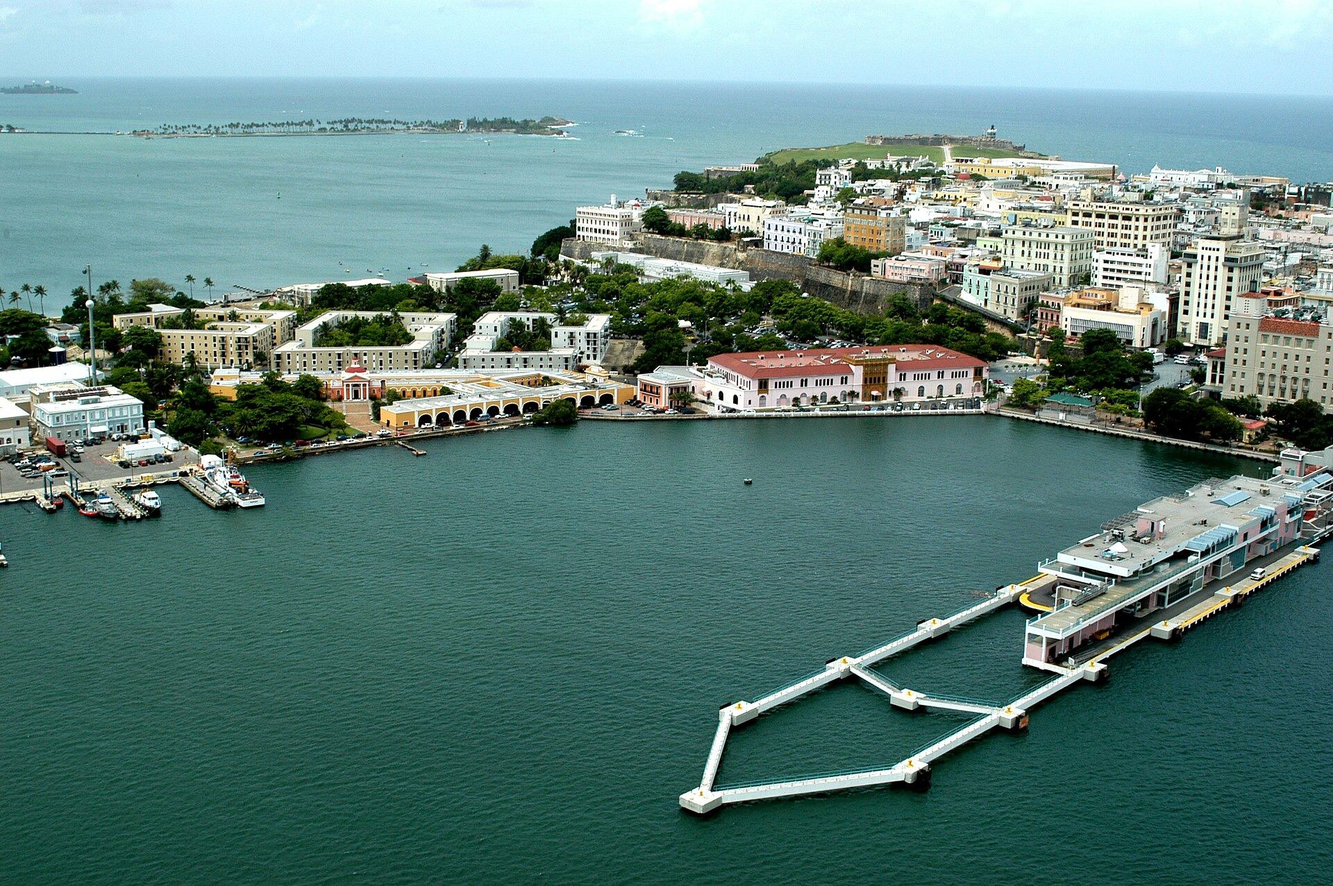 Old San Juan harbor and architecture in Puerto Rico, illustrating a Caribbean market vision