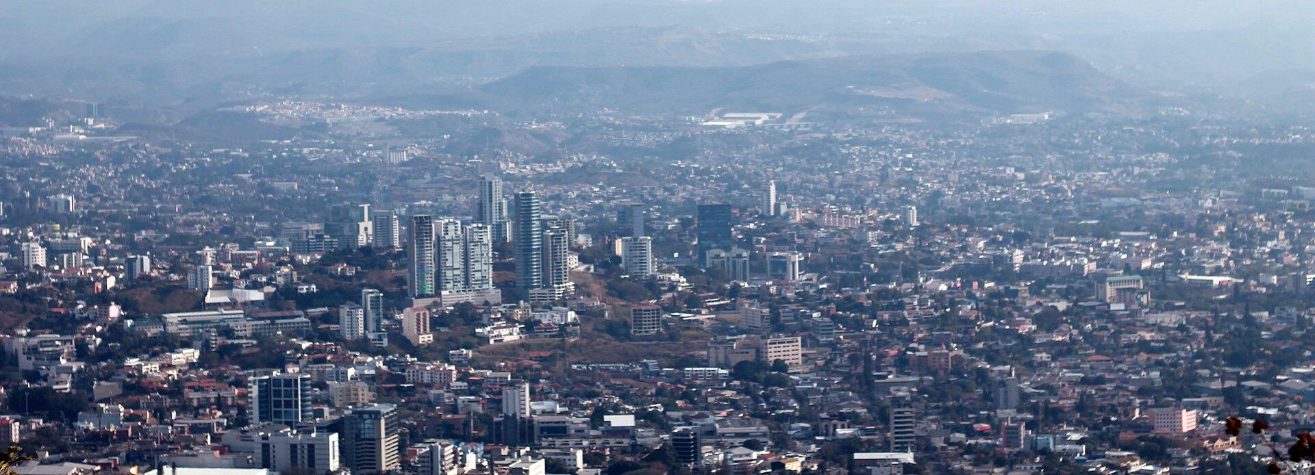 Tegucigalpa skyline in Honduras